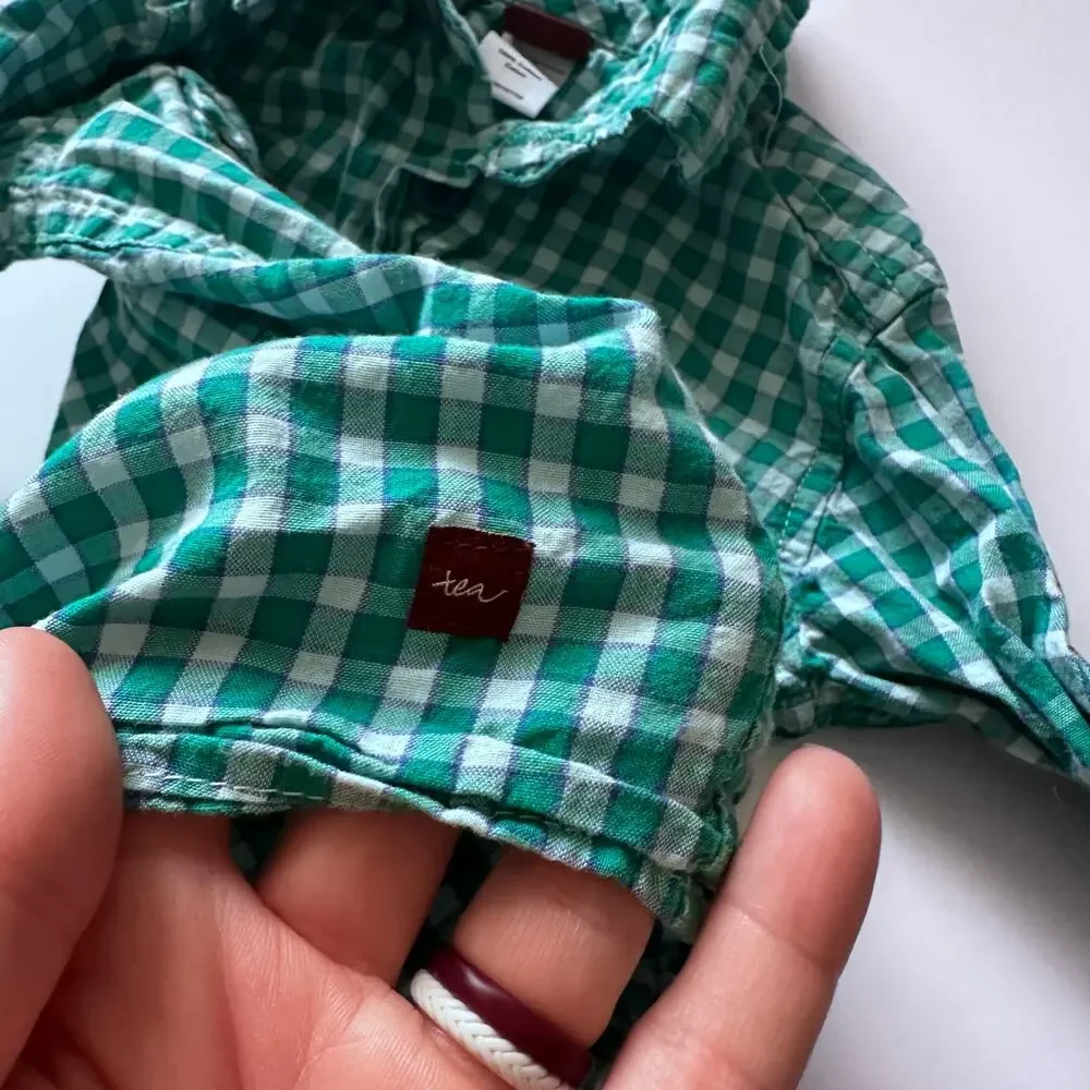 Tea Collection Tangier plaid shirt